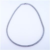 Necklace Woman in Silver Zircone FGCO00578